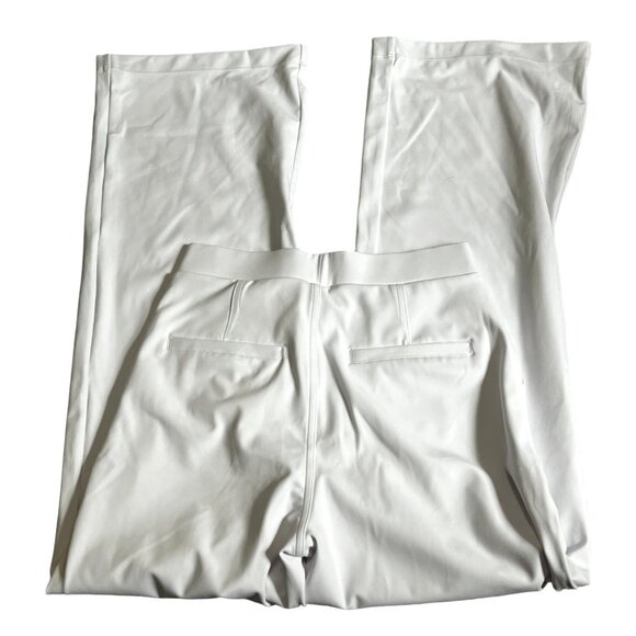 Halara High Waisted Plicated Side Pocket Straight Leg Work Pants Sz XL Womens Wh - Picture 7 of 8